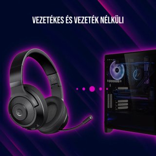 LORGAR Noah 500 Bluetooth Gamer Headset - Fekete