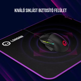 LORGAR Main 319 egérpad, fekete