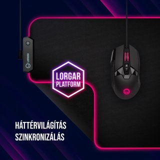 LORGAR Steller 913 egérpad fekete