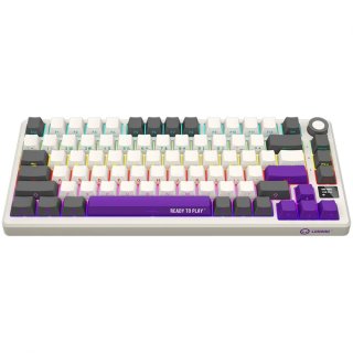 LORGAR KBP7075W Vezeték Nélküli Gamer Billentyűzet - Bézs