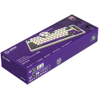 LORGAR KBP7075W Vezeték Nélküli Gamer Billentyűzet - Bézs