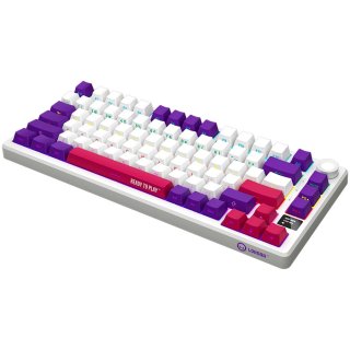 LORGAR KBP7075W Vezeték Nélküli Gamer Billentyűzet -Fehér