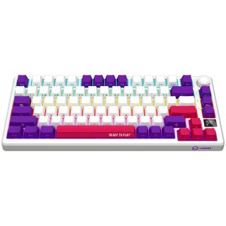 LORGAR KBP7075W Vezeték Nélküli Gamer Billentyűzet -Fehér