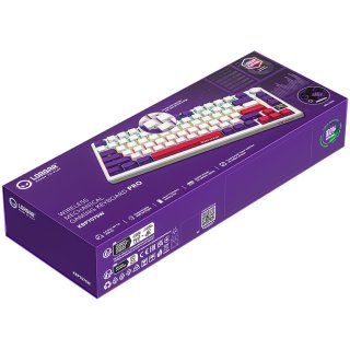LORGAR KBP7075W Vezeték Nélküli Gamer Billentyűzet -Fehér