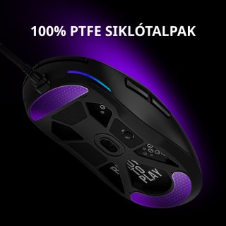LORGAR MSA10 Vezetékes Gamer Egér - Fehér
