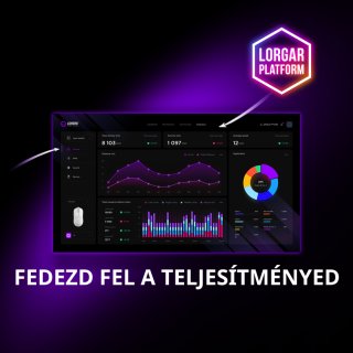 LORGAR MSA10 Vezetékes Gamer Egér - Fekete