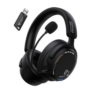 Onikuma GT886 3-Mode vezeték nélküli gamer headset, fekete