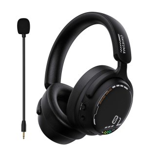 Onikuma GT886 3-Mode vezeték nélküli gamer headset, fekete