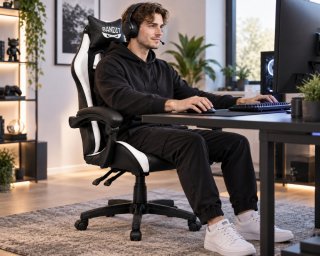 BANDIT Zero Gamer szék Fekete/Fehér