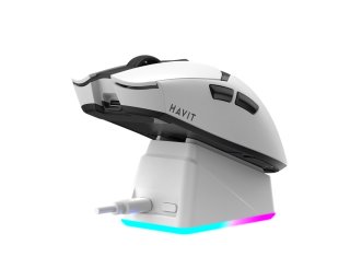 Havit Houyi M4 PRO X Tri-Mode Vezeték Nélküli Gamer Egér + Dokkoló