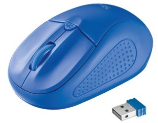 Trust Primo Wireless egér Kék