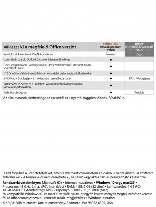 Microsoft Office 2019 Otthoni és kisvállalati verzió