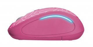 Trust Yvi FX Wireless Mouse vezeték nélküli pink egér