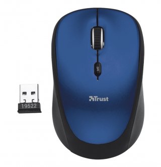 Trust Yvi Wireless Mouse vezeték nélküli kék egér