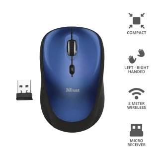 Trust Yvi Wireless Mouse vezeték nélküli kék egér