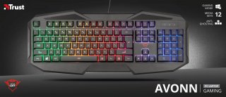 Trust GXT 830-RW Avonn Gaming Keyboard (HU)