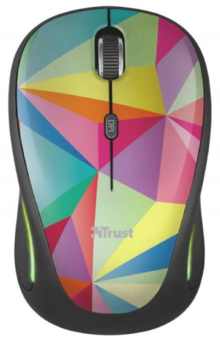 Trust Yvi FX Wireless Mouse geometrics vezeték nélküli egér