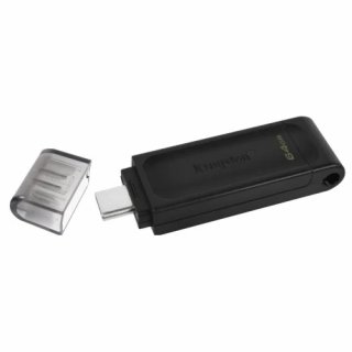 Kingston 64GB USB Type-C (3.2 Gen 1) Fekete Pendrive