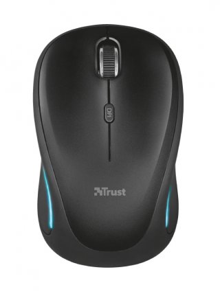 Trust Yvi FX Wireless Mouse vezeték nélküli fekete egér