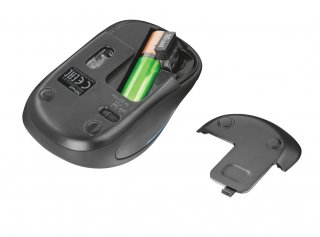 Trust Yvi FX Wireless Mouse vezeték nélküli fekete egér