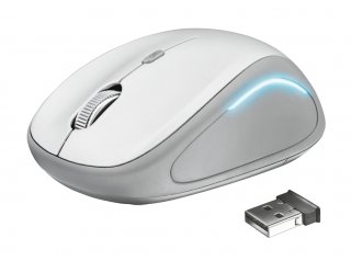 Trust Yvi FX Wireless Mouse vezeték nélküli fehér egér
