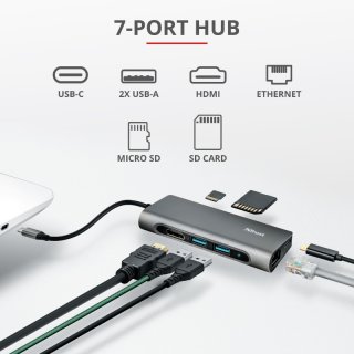 Trust DALYX 7 in 1 USB-C adapter