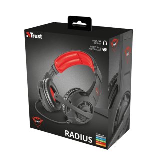 Trust GXT310 Radius Gamer fejhallgató - fekete