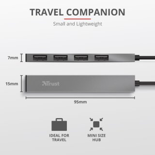 Trust HALYX 4-PORT mini USB hub