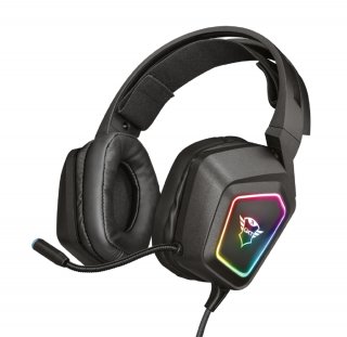 Trust GXT450 Blizz RGB 7.1 Surround Gamer fejhallgató - fekete