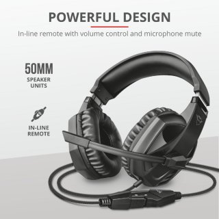 Trust GXT412 Celaz Multiplatform Gaming headset - fekete