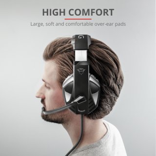 Trust GXT412 Celaz Multiplatform Gaming headset - fekete