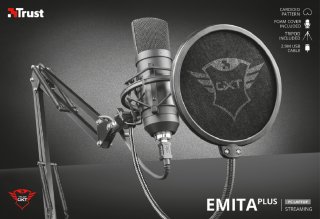 Trust GXT252+ Emita Plus streaming mikrofon