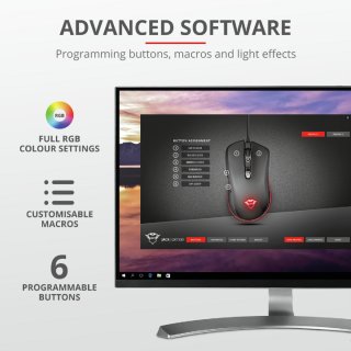 Trust GXT 930 Jacx RGB gamer egér