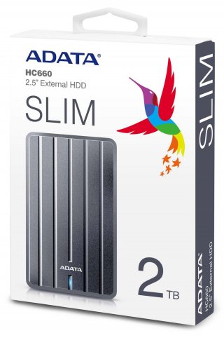 ADATA AHC660 2,5" 2TB USB3.2 titán ezüst külső winchester