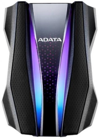 ADATA AHD770G 2,5" 2TB USB3.2 RGB ütés és vízálló fekete külső winchester