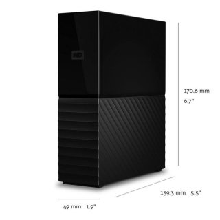 WD My Book 3,5" 6TB USB3.0 külső merevlemez - Fekete