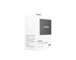 Samsung T7 szürke külső SSD 500GB USB 3.2