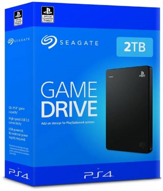 Seagate 2TB Game Drive 2,5" PS4-hez Fekete