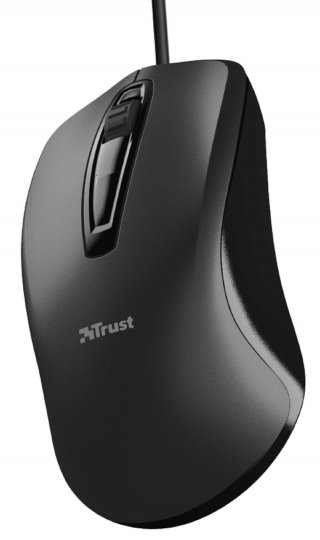 Trust Carve Wired Mouse vezetékes szürke egér
