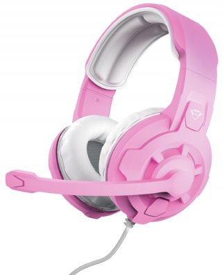 Trust GXT411P Radius Gamer fejhallgató - rózsaszín
