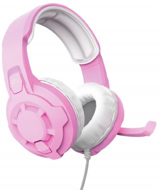 Trust GXT411P Radius Gamer fejhallgató - rózsaszín