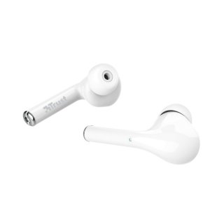 Trust Nika Touch Bluetooth Wireless Earphones fehér - vezeték nélküli fülhallgató