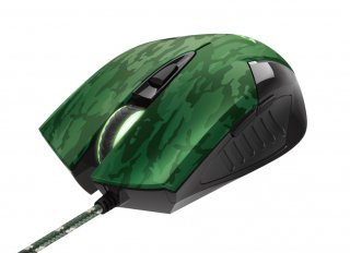 Trust Gaming GXT 781 RIXA CAMO vezetékes gaming optikai egér + egérpad