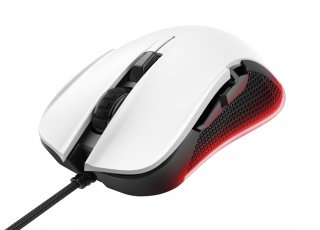 Trust GXT 922W Ybar RGB fehér gaming egér