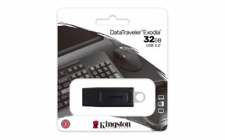 Kingston 32GB USB3.2 DataTraveler Exodia (DTX/32GB) fekete pendrive