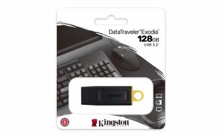Kingston 128GB USB3.2 DataTraveler Exodia (DTX/128GB) fekete pendrive