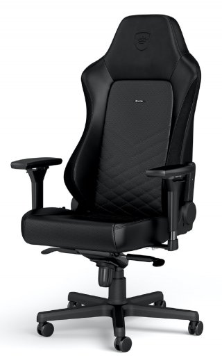 Noblechairs Hero Gaming Chair Leather - Valódi bőr! - Fekete