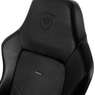 Noblechairs Hero Gaming Chair Leather - Valódi bőr! - Fekete