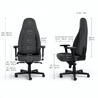 Noblechairs Icon TX Antracit gamer szék