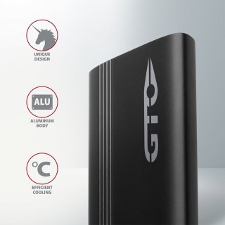 Axagon EEM2-GTO Type-C 3.2 NVMe M.2 SSD 10Gbit/s külső ház
